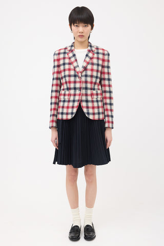 Thom Browne Wool Check Blazer