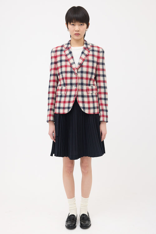 Thom Browne Wool Check Blazer