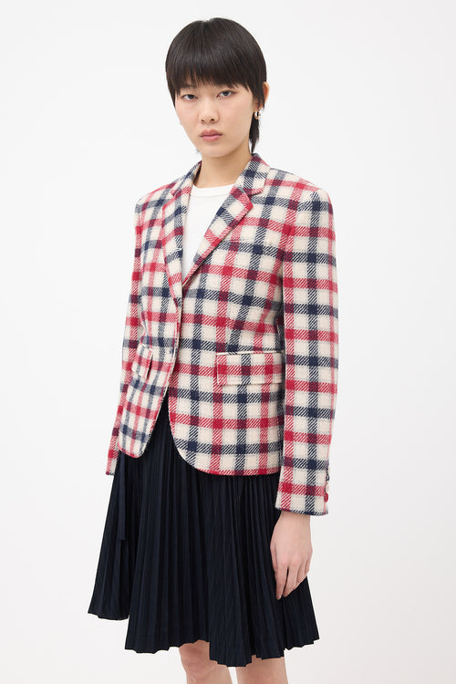 Thom Browne Wool Check Blazer