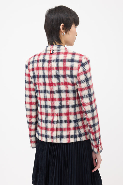 Thom Browne Wool Check Blazer