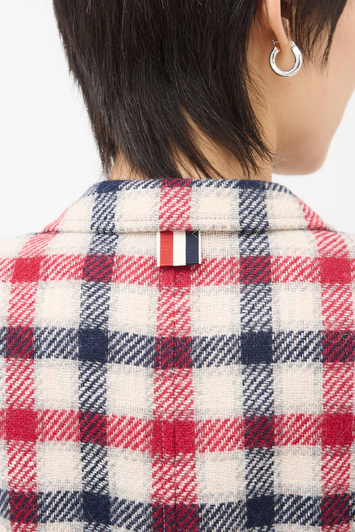 Thom Browne Wool Check Blazer
