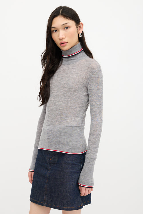Thom Browne Wool Knit RWB Top