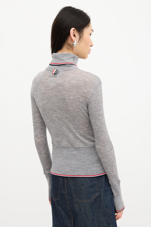 Thom Browne Wool Knit RWB Top