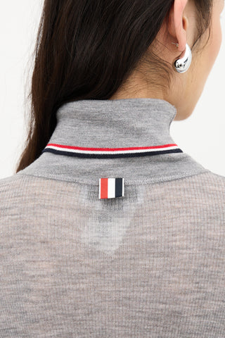 Thom Browne Wool Knit RWB Top