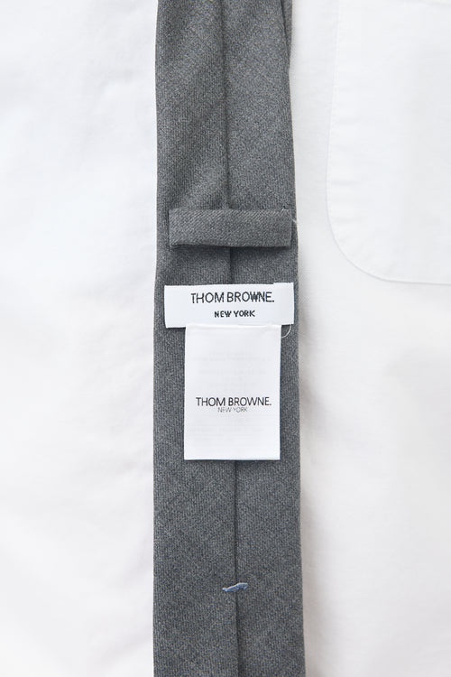 Thom Browne Wool RWB Slim Tie