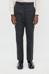Thom Browne Wool Straight Leg Trouser