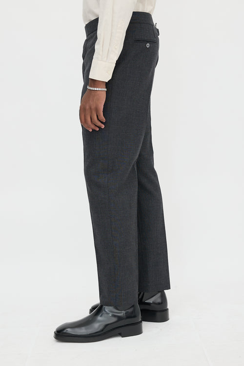 Thom Browne Wool Straight Leg Trouser