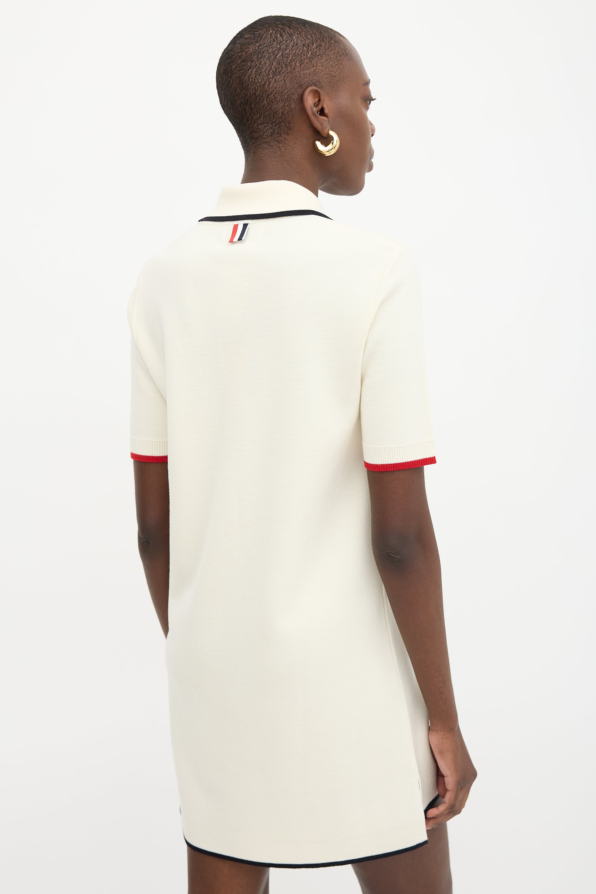 Thom Browne // Wool Striped Polo Dress – VSP Consignment