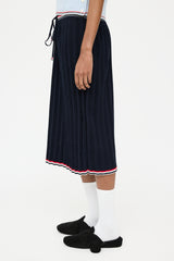Thom Browne Navy & Multi Pleated Skirt