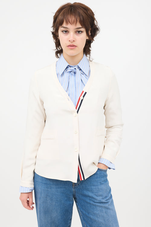 Thom Browne Silk Cardigan