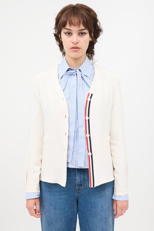Thom Browne Silk Cardigan