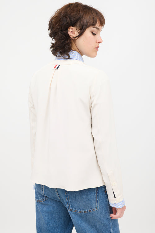 Thom Browne Silk Cardigan