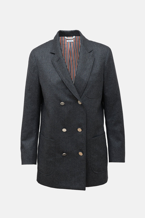 Thom Browne Wool Sack Blazer