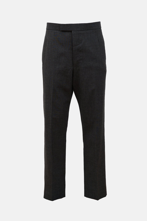 Thom Browne Wool Straight Leg Trouser