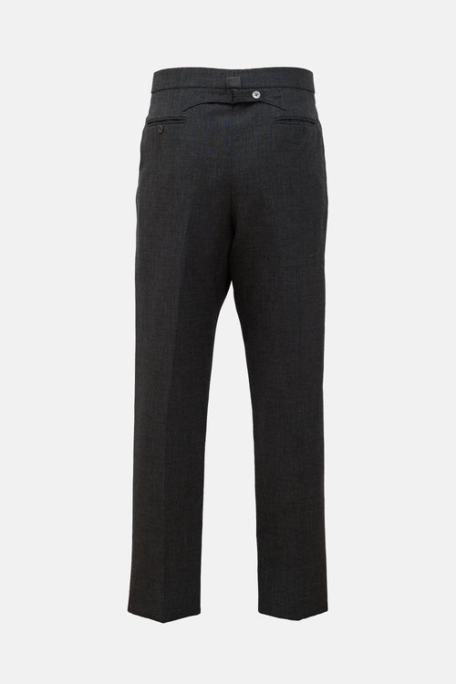 Thom Browne Wool Straight Leg Trouser