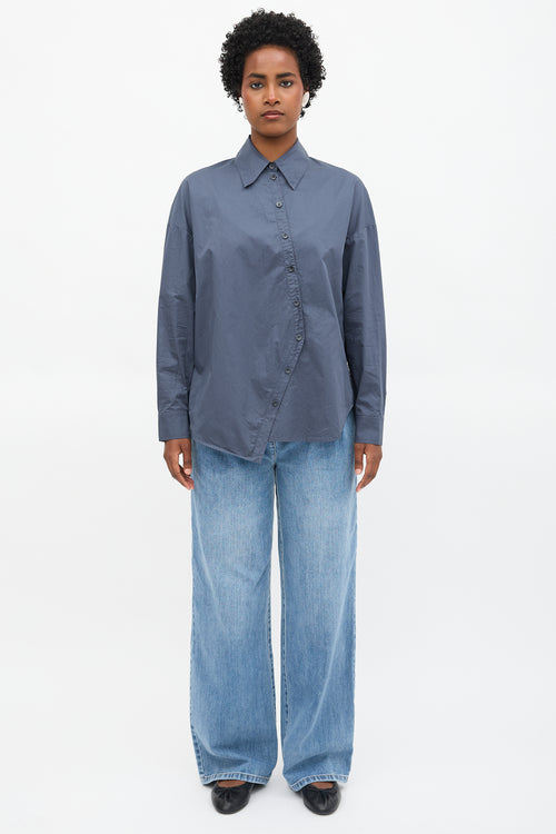 Tibi Asymmetrical Oversized Shirt