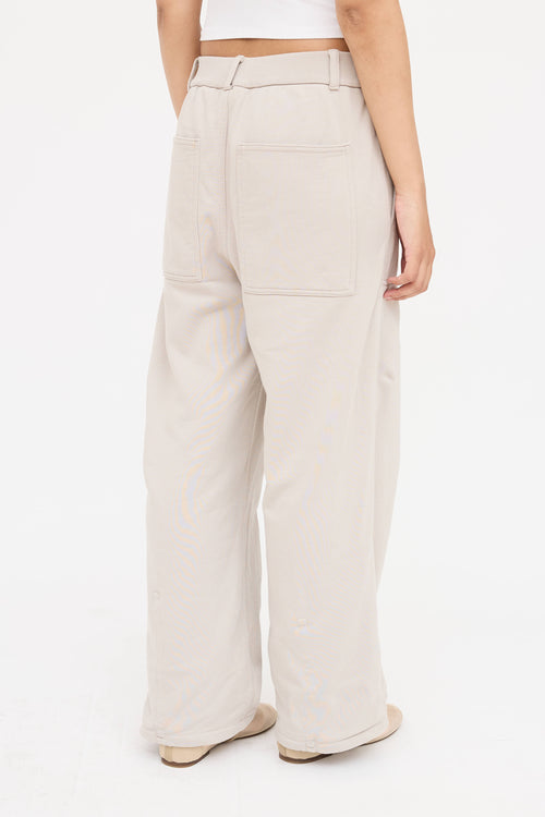 Tibi Relaxed Cotton Sweatpant