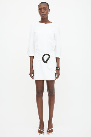 Tibi Belted Shift Dress