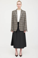 Tibi Nylon Midi Skirt