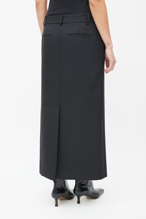 Tibi Black Pencil Skirt