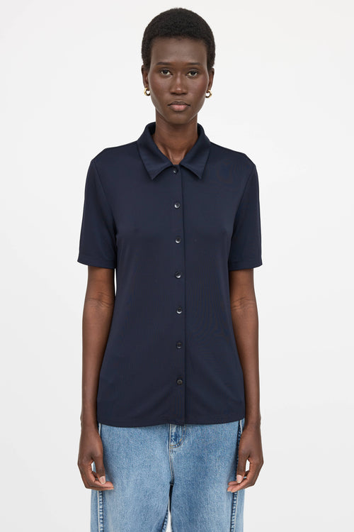 TibiButton Up Short Sleeve Top