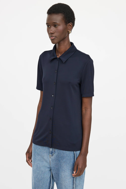 TibiButton Up Short Sleeve Top