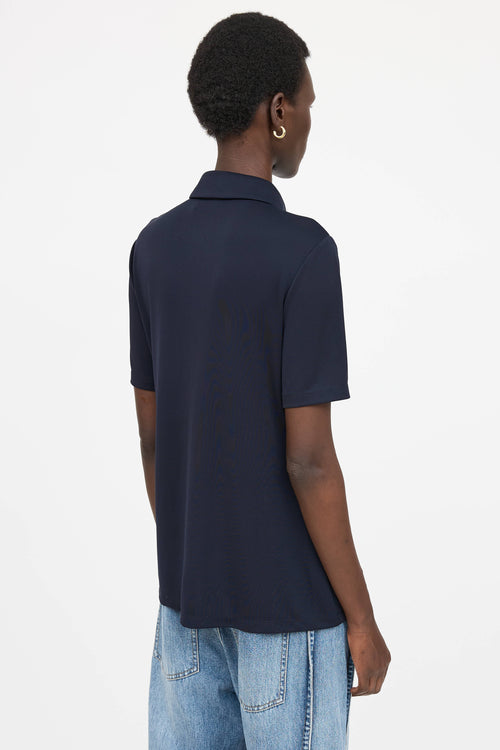 TibiButton Up Short Sleeve Top