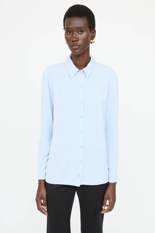 Tibi Stretch Button Up Shirt