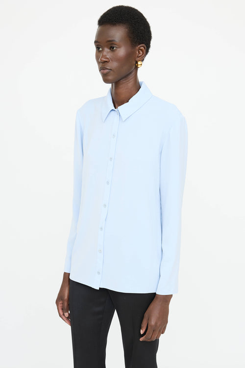 Tibi Stretch Button Up Shirt