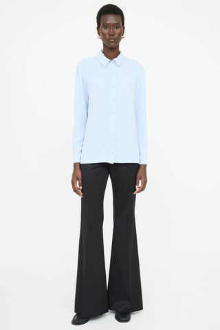 Tibi Stretch Button Up Shirt