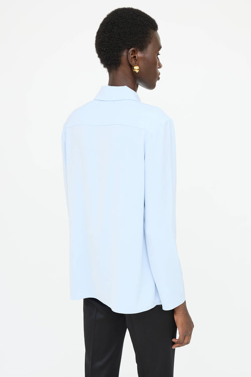 Tibi Stretch Button Up Shirt