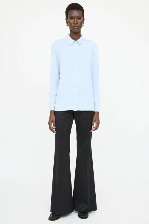 Tibi Stretch Button Up Shirt