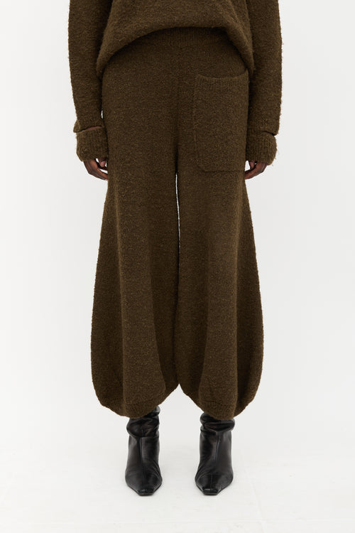 Tibi Boucle Knit Balloon Pant