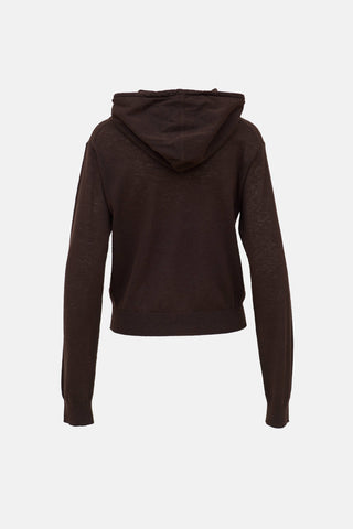 Tibi Wool Easy Hoodie