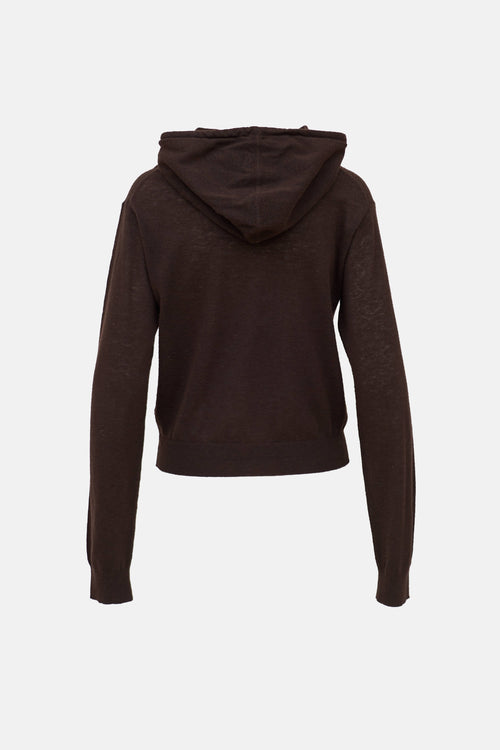 Tibi Wool Easy Hoodie