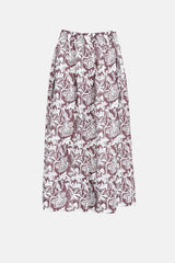 Tibi Patterned Midi Skirt