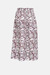 Tibi Patterned Midi Skirt