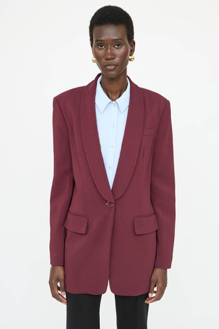 Tibi Single Breasted Shawl Blazer