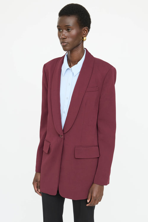 Tibi Single Breasted Shawl Blazer