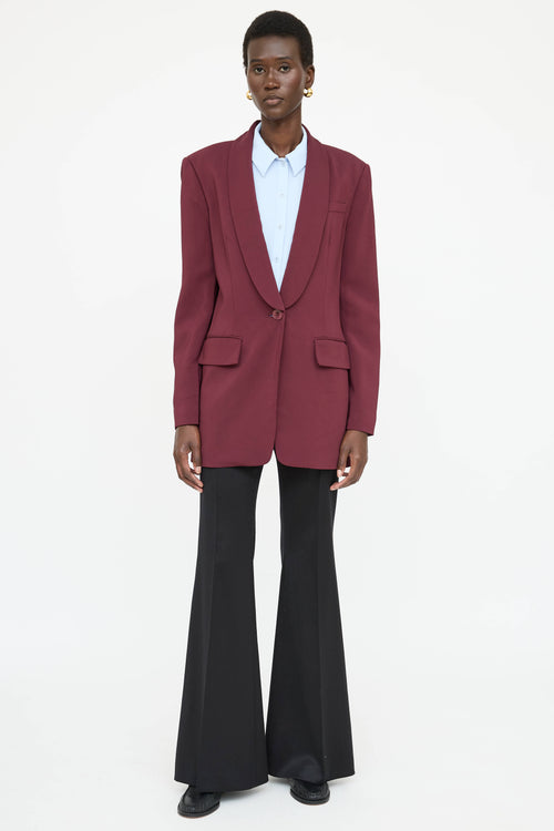 Tibi Single Breasted Shawl Blazer