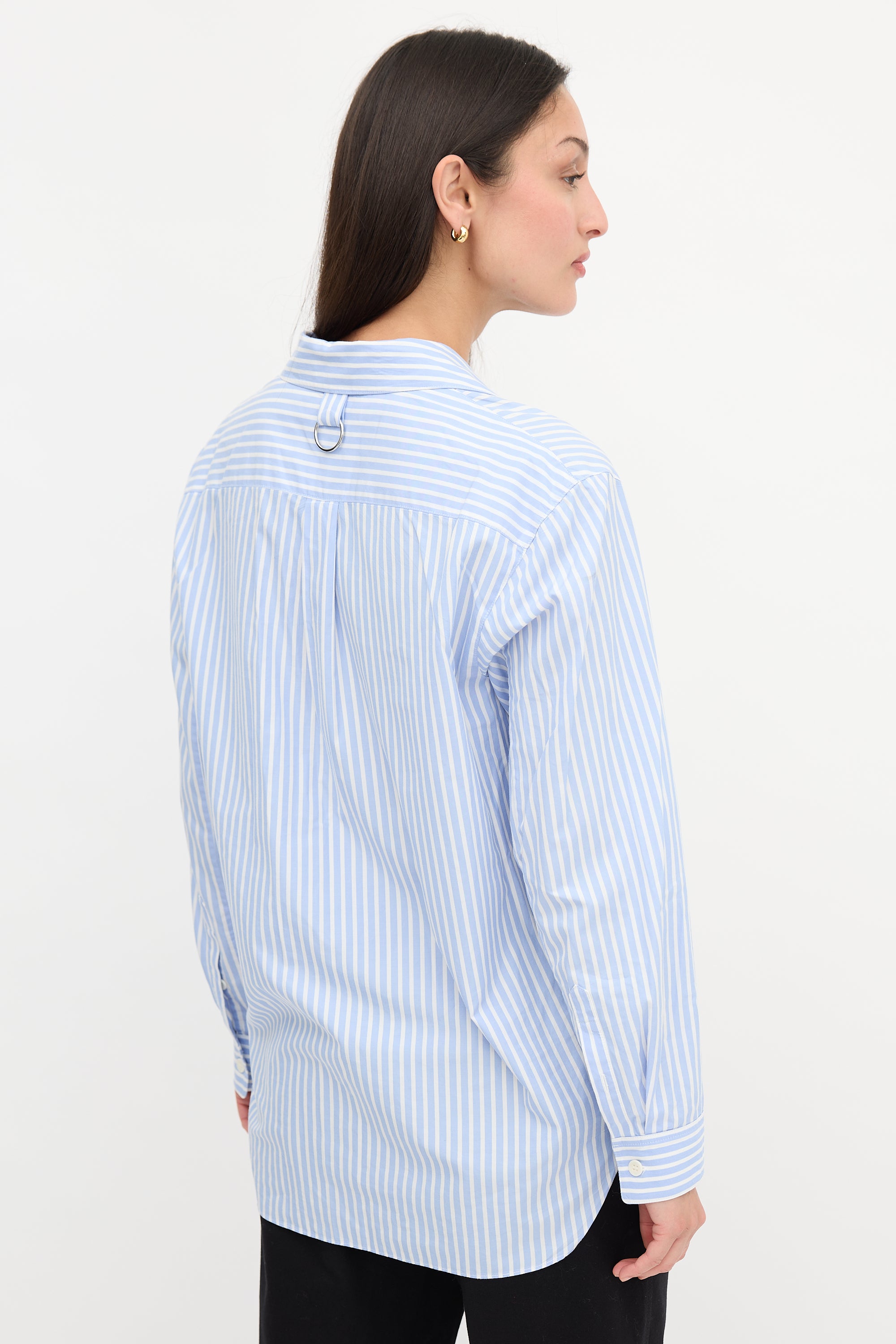 Tibi // Chelsea Collar Striped Shirt – VSP Consignment