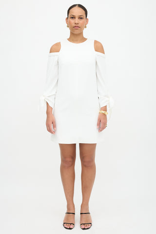 Tibi Cold Shoulder Dress