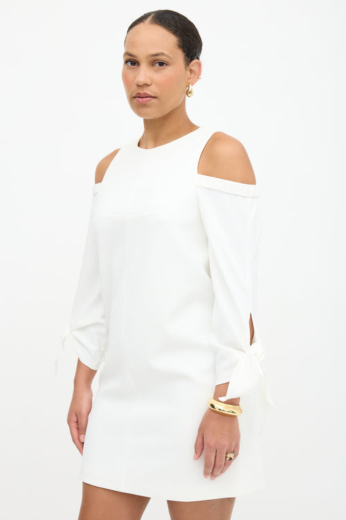 Tibi Cold Shoulder Dress