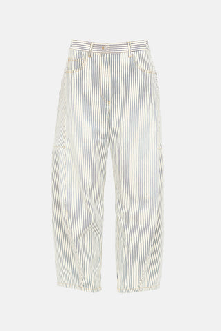 Tibi Striped Brancusi Trouser