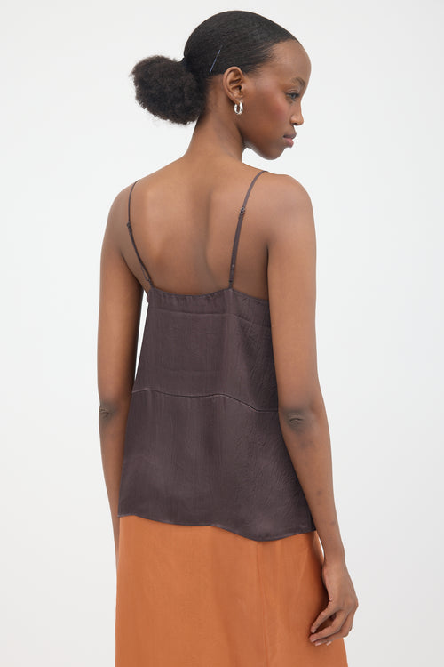 Tibi Crinkled Satin Camisole