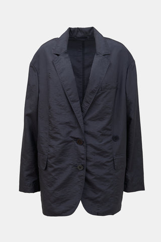 Tibi Crispy Nylon Liam Blazer