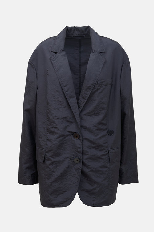 Tibi Crispy Nylon Liam Blazer