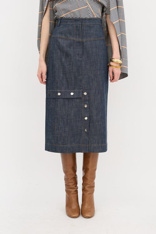 Tibi Denim Jamie Skirt