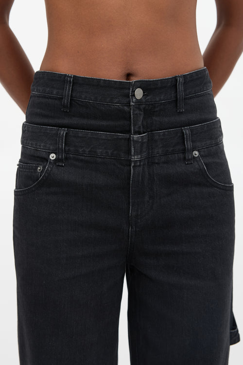 Tibi Double Waisted Sam Jeans