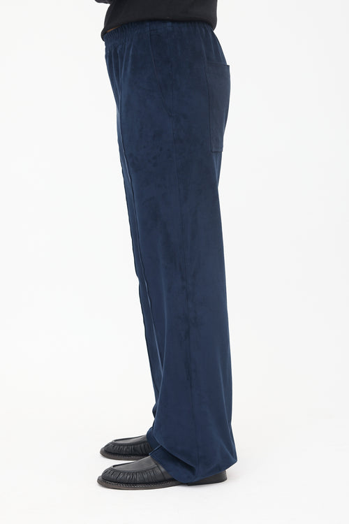 Tibi Faux Suede Scottie Track Pant